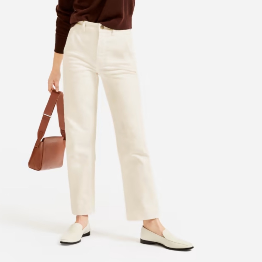 Everlane straight leg pant 🤍